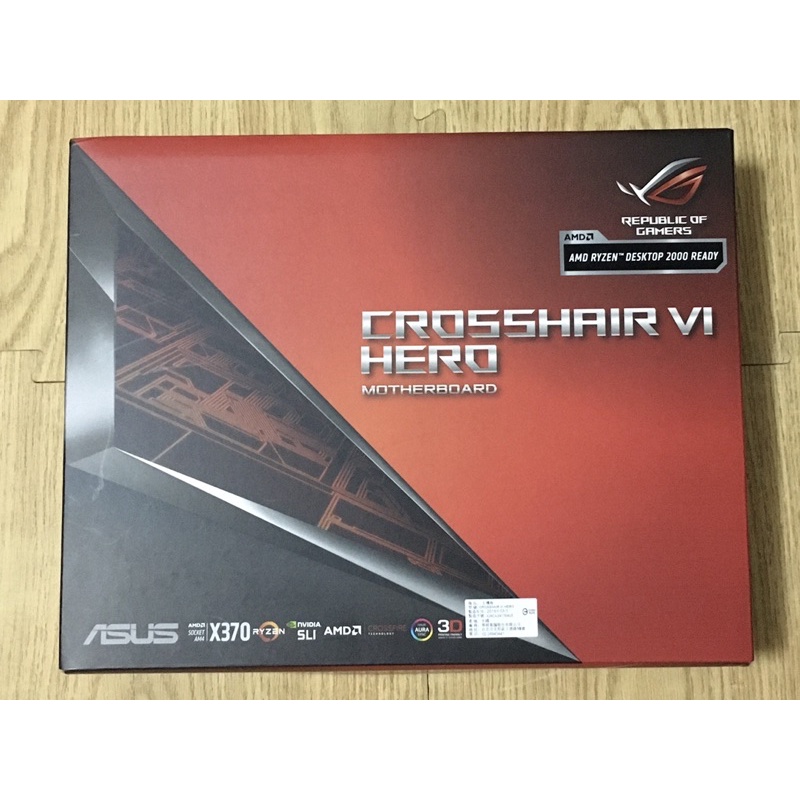 全新 華碩 C6H ASUS ROG CROSSHAIR VI HERO AMD X370 AM4 主機板