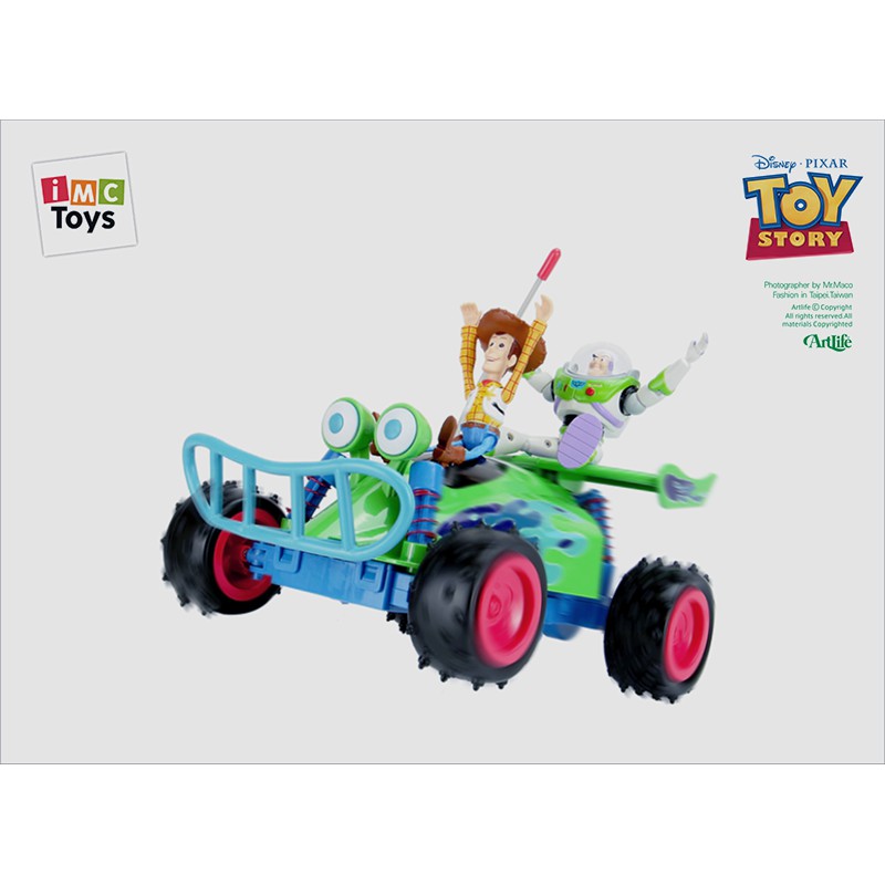 Artlife ㊁ PIXAR IMCTOY TOY STORY RC CAR 玩具總動員 絕版 遙控車