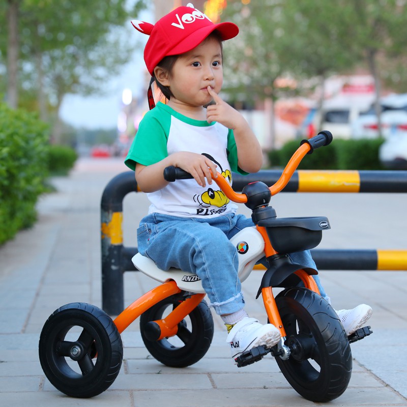 ♦◊兒童三輪車腳踏車寶寶自行車輕便折疊嬰幼兒童滑行車1-3歲玩具車1