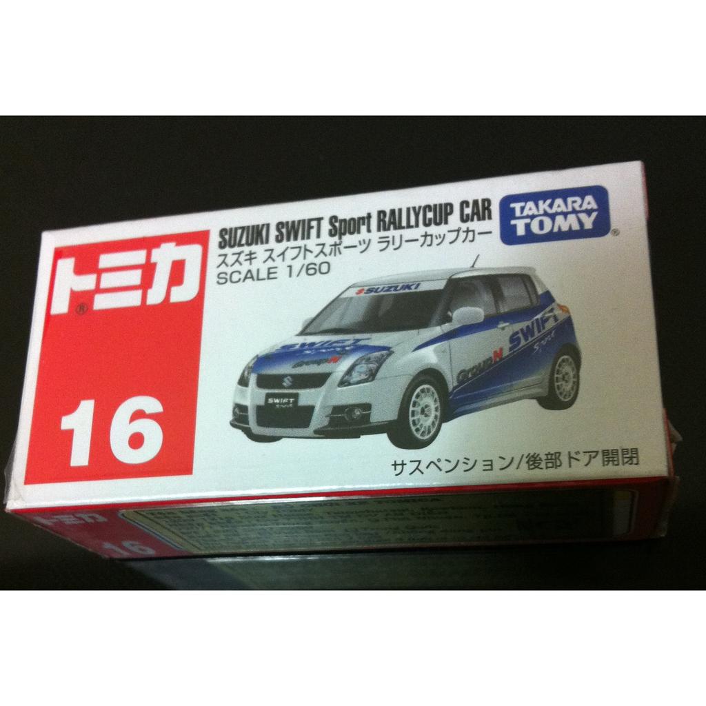 Tomica 多美小汽車 No.16 Suzuki Swift sport RALLYCUP car