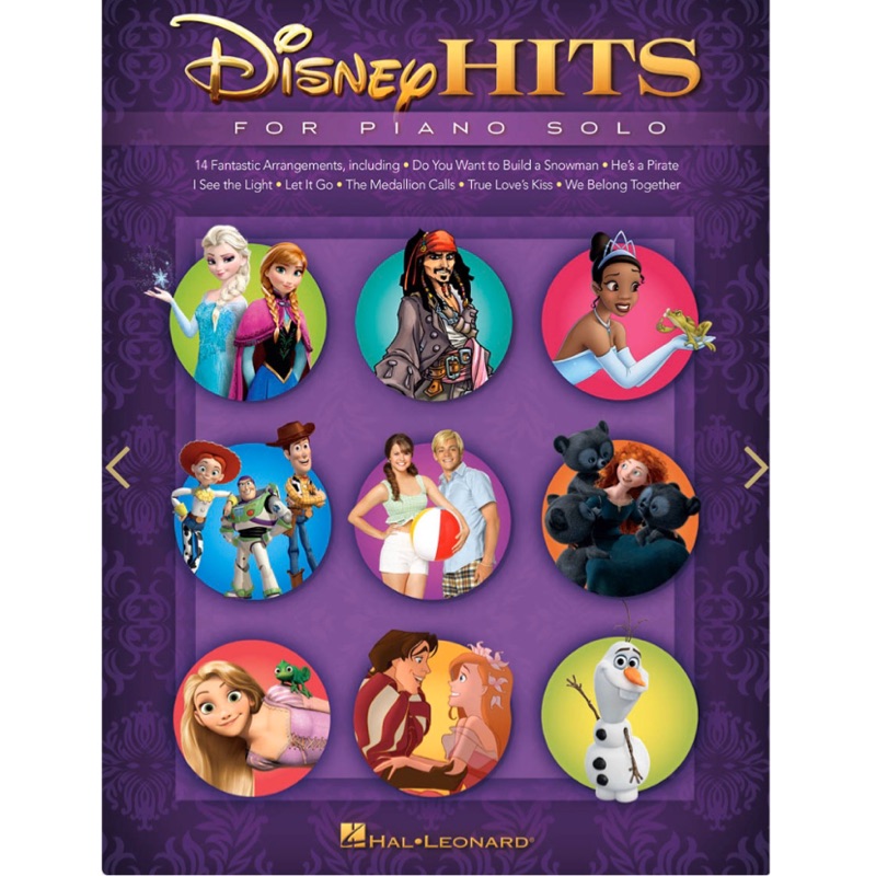 經典迪士尼鋼琴曲集 Disney Hits For Piano Solo 蝦皮購物