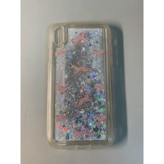 iPhone XR 獨角獸🦄️流沙透明手機殼