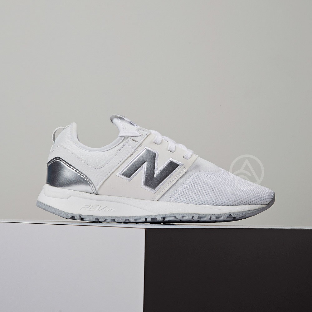 New Balance 247 女鞋白銀NB247 網布輕量慢跑鞋WRL247SA | 蝦皮購物