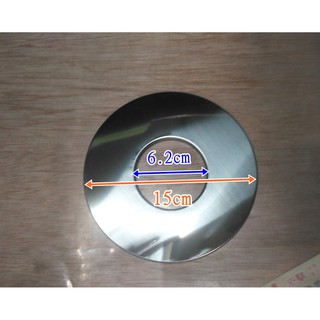 熱水器 2吋(6cm)強制排氣管 修飾板 304不銹鋼 壁面修飾蓋 管夾 固定夾 熱水器配件