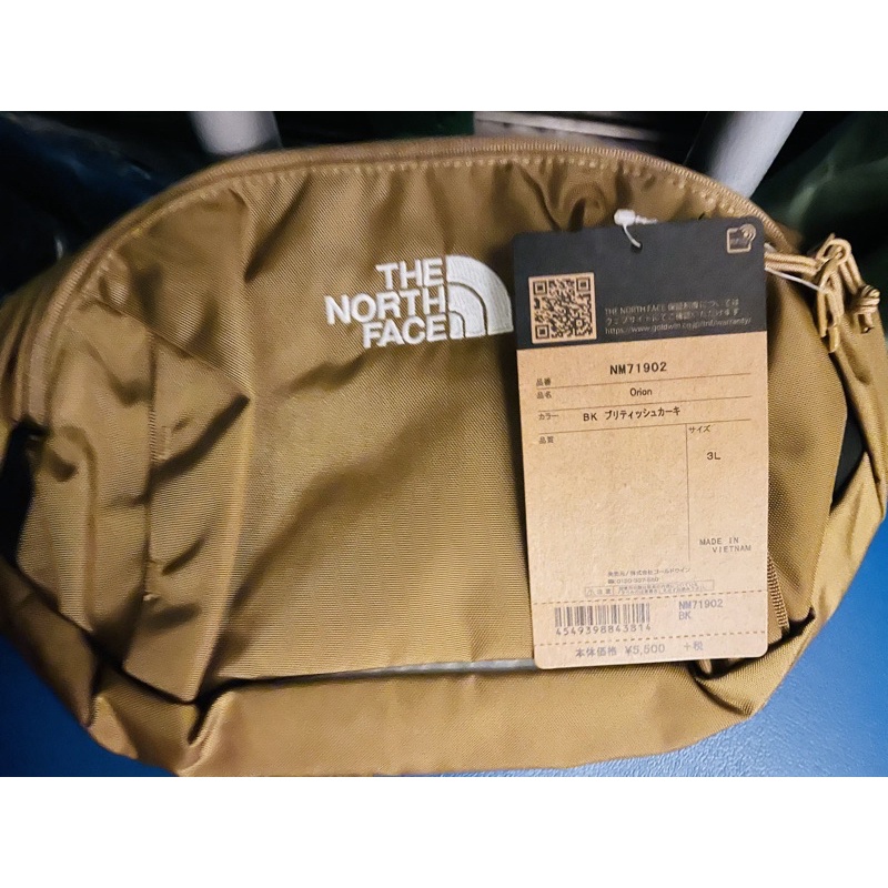 THE NORTH FACE 腰包 NM71902 咖啡/綠 日本貨 正版