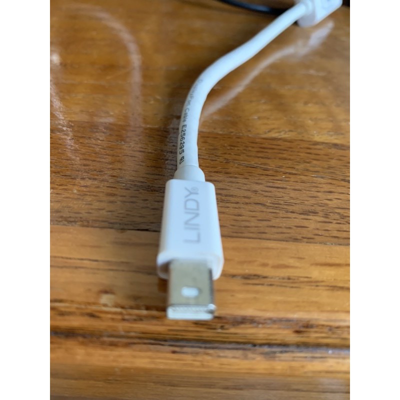Mac 轉接線 (Mini DisplayPort to HDMI) 視訊轉接線 - 輕短型二手台北台中虎尾可面交