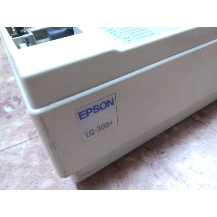 『二手品免運』NO.187 EPSON LQ-300+ 點陣式印表機 會計 公司報表 貨運 宅配托運單 附色帶*4