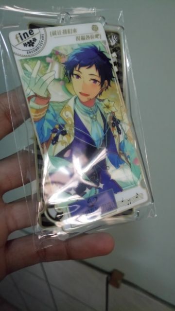 陸版撲克牌綻放雙面壓克力伏見弓弦 合奏合奏之星偶像夢幻祭 蝦皮購物