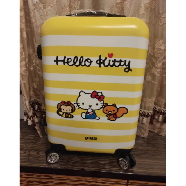 全新桂格養氣人蔘HELLO KITTY 20吋行李箱