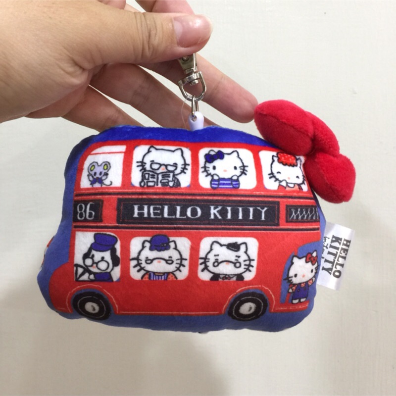 「日本購入促銷最低價」日本限定英國週Hello kitty 伸縮證件夾 票夾