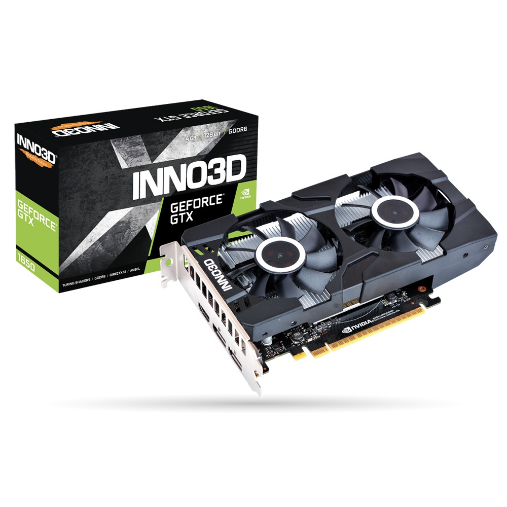 ~協明~ INNO3D GTX 1650 4GB GDDR6 TWIN X2 OC 全新盒裝三年保固