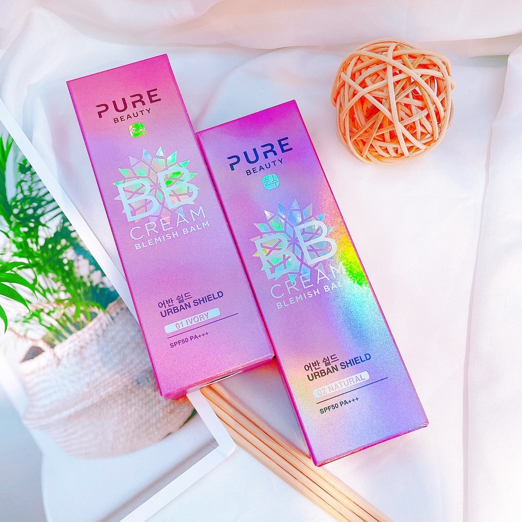 Pure Beauty BB霜SPF50 PA+++  嫩膚色/自然色 30ml
