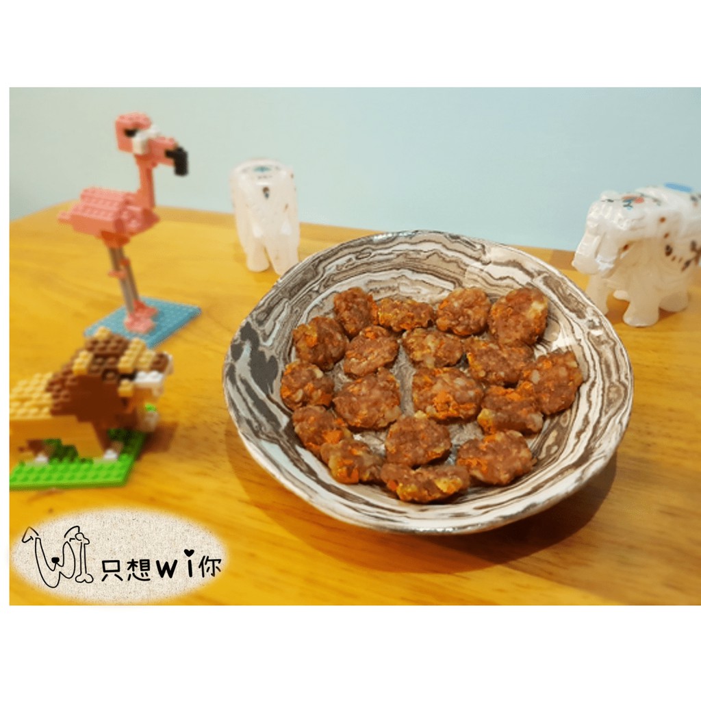 只想餵你🐶【圓餅系列】-紅蘿蔔肉餅 70g（小餅/大餅/豬肉/雞肉）寵物、狗狗天然手作零食