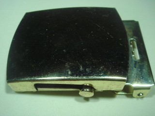 男用 金屬金黃色寬版鏡麵皮帶釦環 自動扣 自動扣式 皮帶頭 腰帶扣 皮帶扣 皮帶扣頭 皮帶釦環 休閒皮帶扣