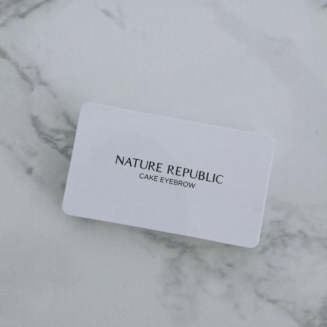 Nature republic自然樂園眉粉 附眉刷 淺色 眉粉
