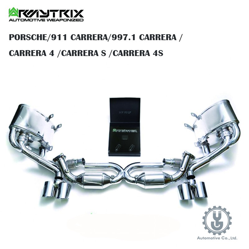 Armytrix 保時捷 997.1 CARRERA S/CARRERA 4S排氣系統 全新空運【YGAUTO】