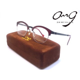【$1500我最便宜】Oh My Glasses台灣眼鏡潮牌 光學眼鏡 醋酸纖維 鈦合金 無螺絲 薄鋼 Lindberg