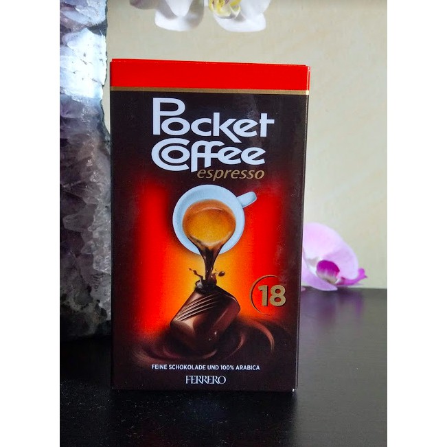 義大利 Ferrero 濃縮咖啡巧克力  Pocket Coffee, 18 顆入. 現貨