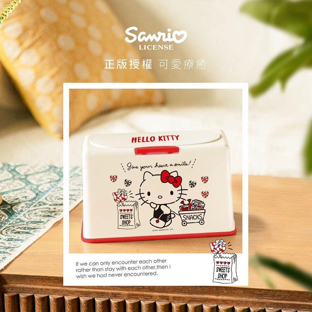 台灣製 HELLO KITTY口罩收納盒 三麗鷗