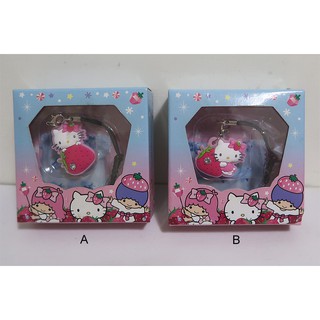 Sanrio~Hello Kitty 草莓水鑽吊飾耳機塞/防塵塞(一款80元)