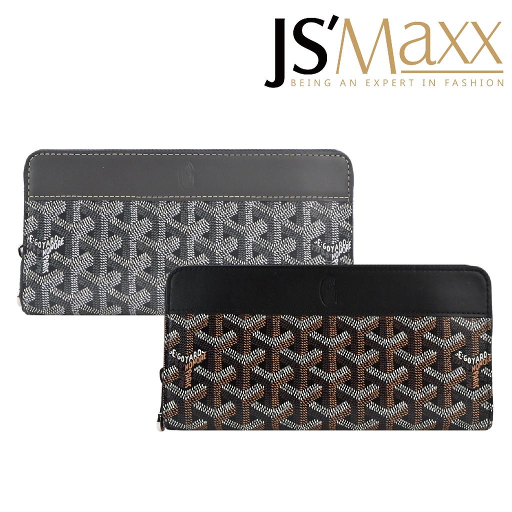 GOYARD 經典拼接塗料帆布ㄇ字拉鍊長夾｜100%原廠真品｜JS Maxx官方旗艦館