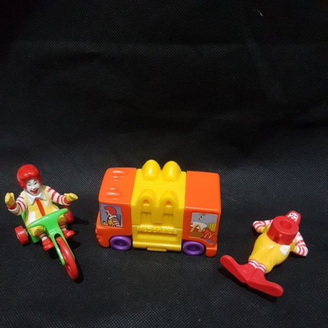 二手1990/1998/2000#麥當勞#老玩具#麥當勞叔叔 三個合售
