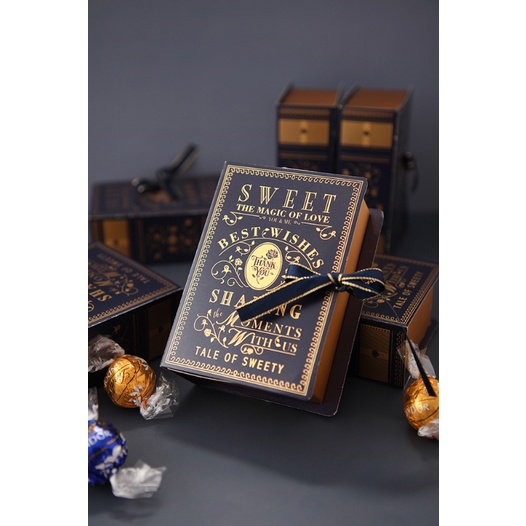 森系書禮盒 魔法書禮盒  包裝禮盒 甜點盒糖果盒 雪Q餅 布朗尼包裝禮盒
