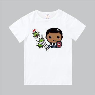 T365 臺灣製造 MIT CORONAVIRUS COVID-19 醫生 醫師 對抗 親子裝 童裝 T-shirt T