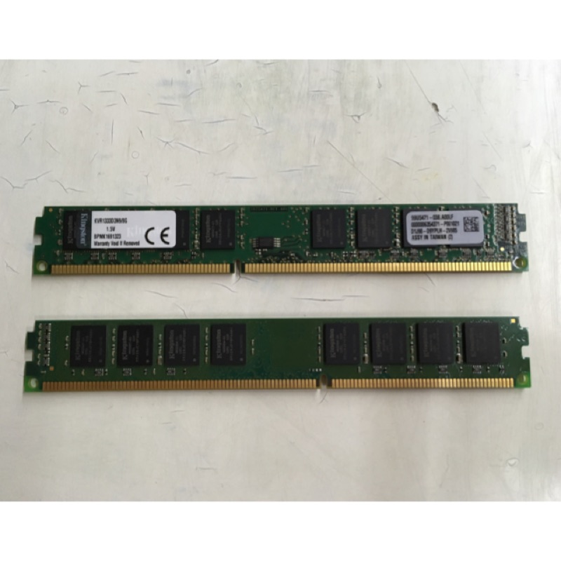[Kingston金士頓] 8GB DDR3 1333 桌上型記憶體(KVR1333D3N9/8G) 雙面