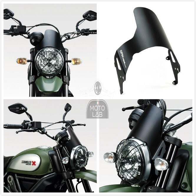【MotoLAB】[預購] Scrambler Ducati 義大利DPM Race 鋁質風鏡