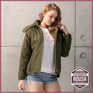 Roush - (情侶款)女生機能性保暖鋪毛衝鋒大衣【2015968-1】