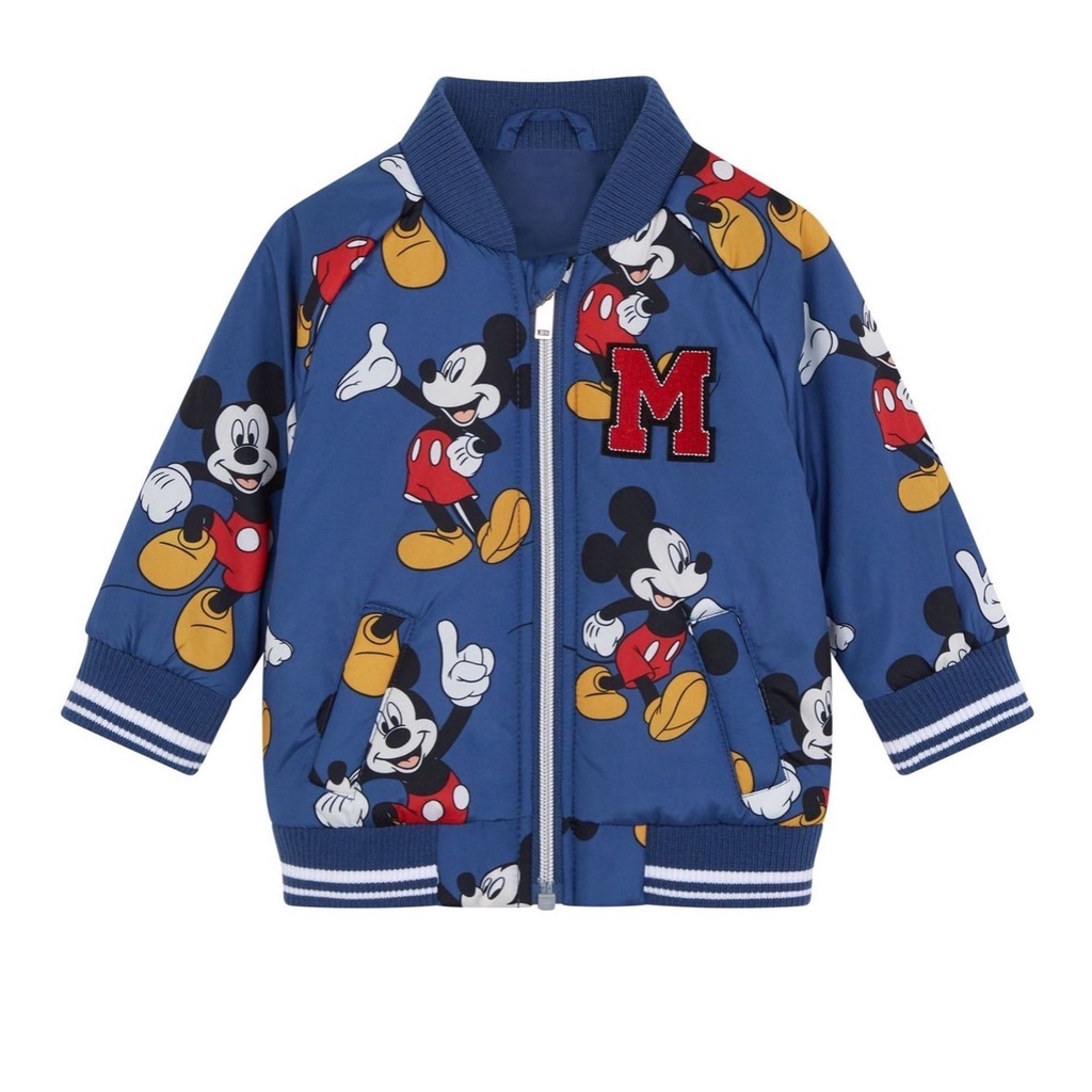 現貨✨英國🇬🇧 Disney 米奇 Mickey Mouse 鋪棉飛行夾克 棒球外套