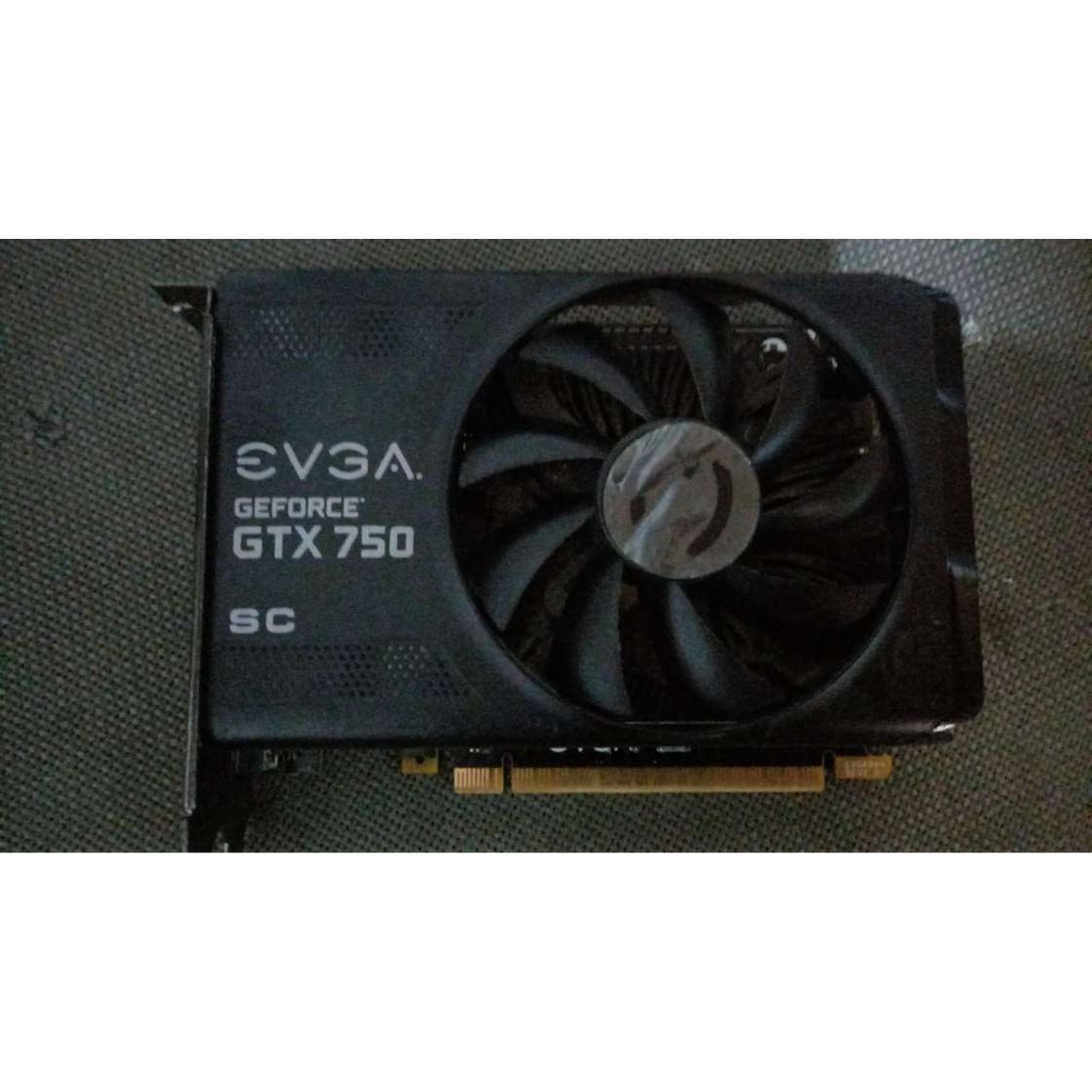 含稅 EVGA 艾維克 GTX 750 SC 2GB DDR5 保固1個月 01顯216