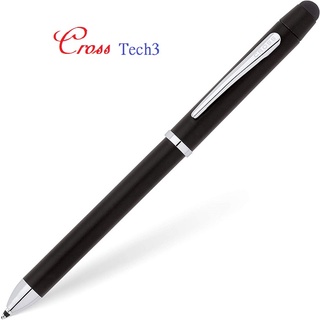 CROSS Tech3+ 鍛黑 多用途觸控三用筆AT0090-3(加贈筆套)