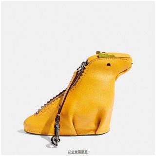 COACH 恐龍 暴龍 REXY 全真皮 零錢包