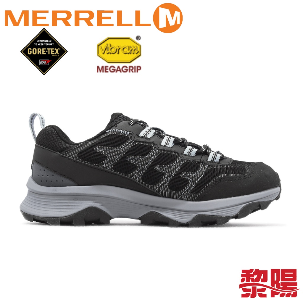 MERRELL 美國 MOAB SPEED XTR GTX 黑/霧藍 女 越野鞋/戶外/登山/防水 33ML066956