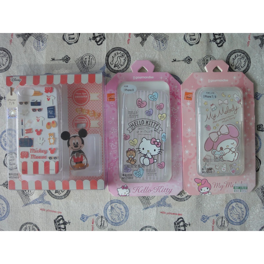 全新正版授權三麗鷗 迪士尼 hello kitty手機殼 保護殼 保護套 蘋果iphone xs iphone 7 8