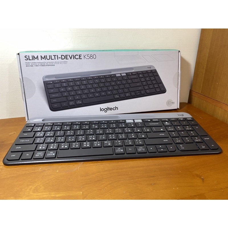 （二手/滿額免運） Logitech 羅技 K580超薄跨平台無線藍牙鍵盤 無線鍵盤