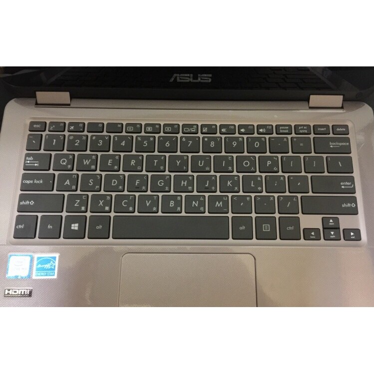 鍵盤膜 適用於 華碩 ASUS ZenBook Flip UX360CA ASUS UX360CA 樂源3C