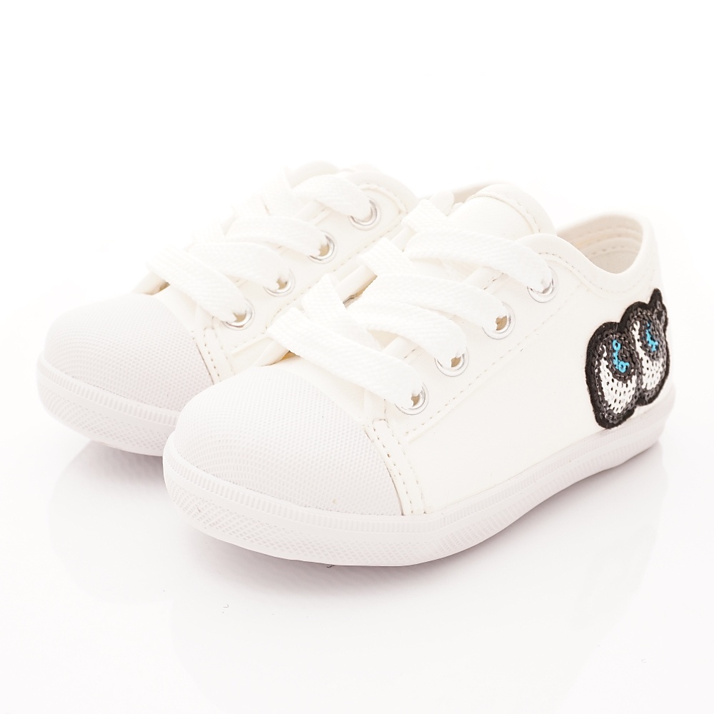 PRIVATE SPORT普萊米 台灣專櫃童鞋皮質休閒鞋  P-823白(小童段)(過季零碼出清)