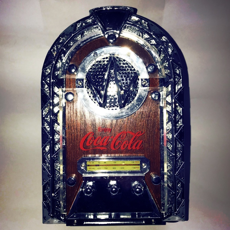 可口可樂中型復古收音機📻