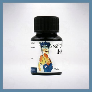 德國 ROHRER&KLINGNER SKETCH Ink 50ml 速寫系列墨水: 海藍/Frieda