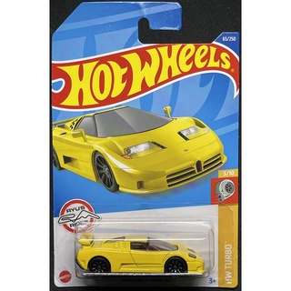 -78車庫- 現貨 1/64 2022 Hot Wheels風火輪 Bugatti EB110 SS 黃色