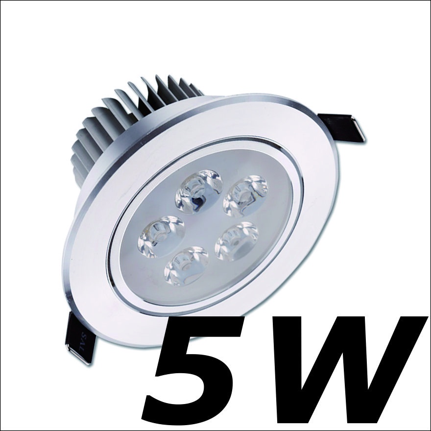 (W小商人)現貨 LED崁燈 5W 筒燈 天花板崁燈 孔燈  筒燈 節能 長效 亮度  附快速接頭 驅動器