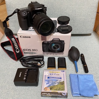 Canon佳能80D單眼相機-旅遊鏡組+保護鏡