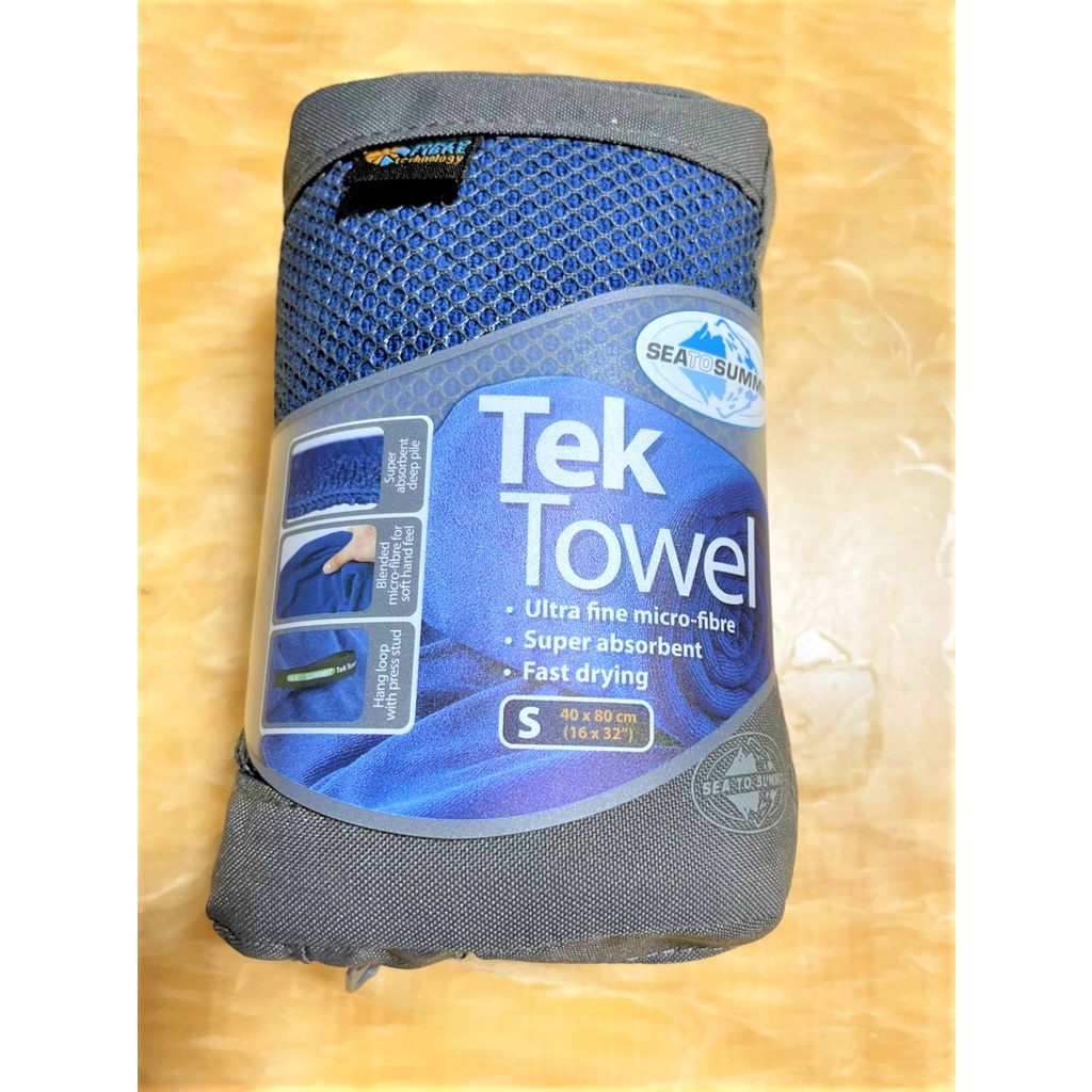 全新【Sea To Summit 】Tek Towel 舒適抗菌快乾毛巾－S號 超強吸水毛巾 運動毛巾