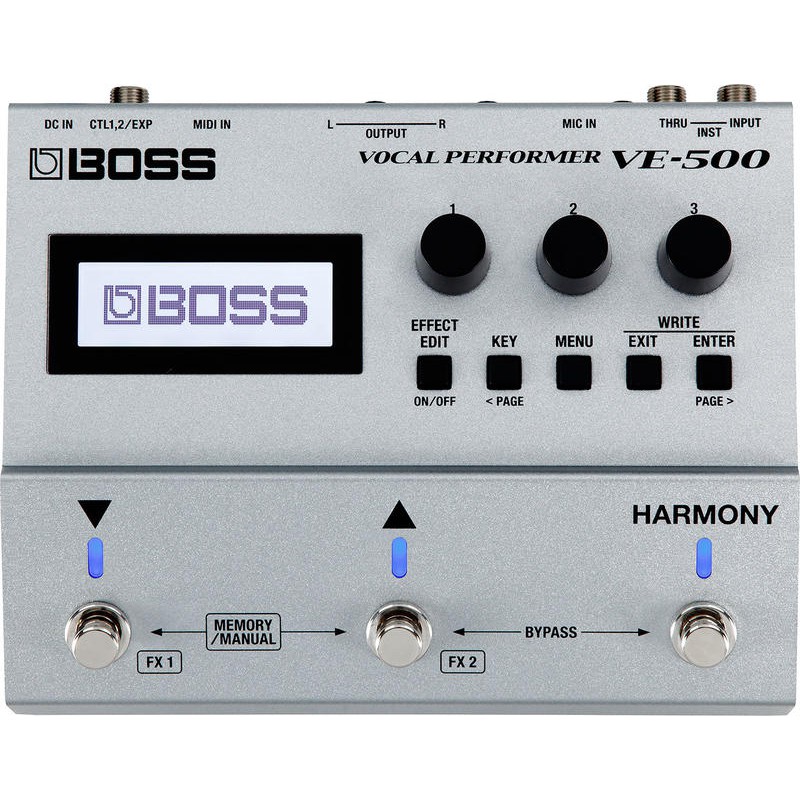 『放輕鬆樂器』 全館免運費 BOSS VE-500 Vocal Performer 人聲 合聲 主唱效果器