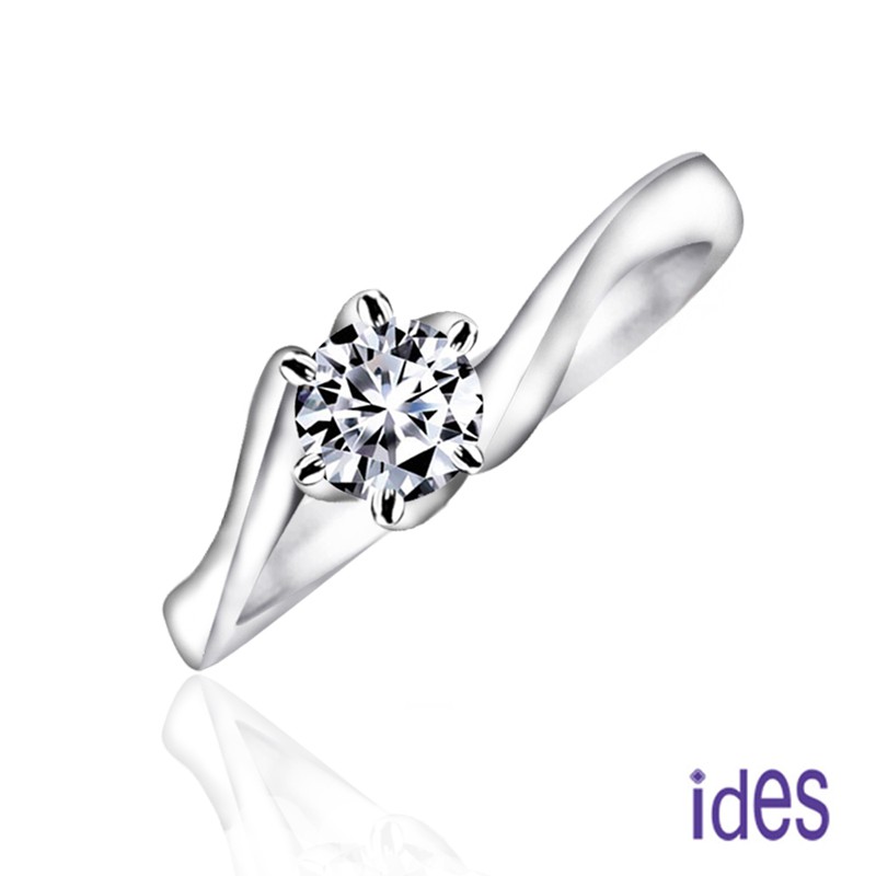 ides愛蒂思鑽石 品牌設計款30分E/VS1八心八箭完美車工鑽石戒指/求婚結婚戒/優雅六爪