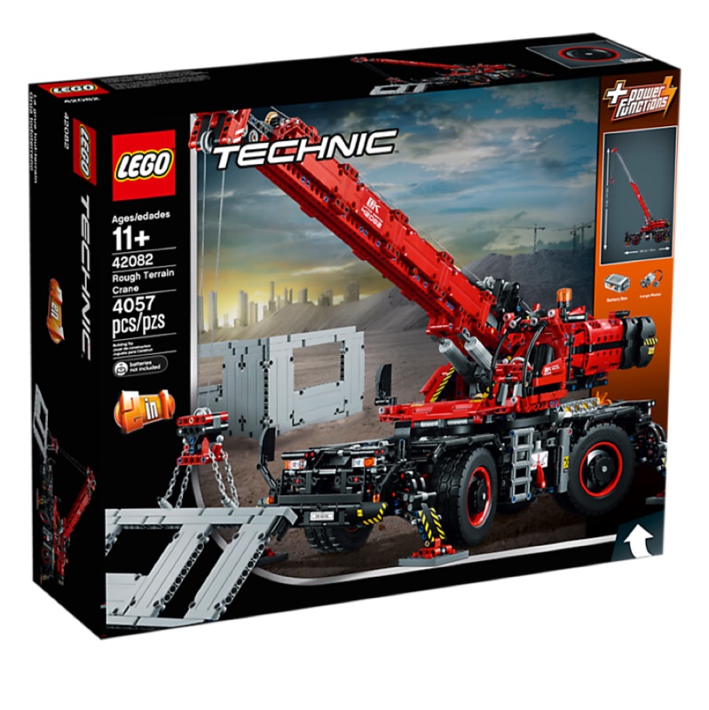 完美現貨一盒 LEGO 42082 動力科技系列 曠野地形起重機 ROUGH TERRAIN CRANE TECHNIC