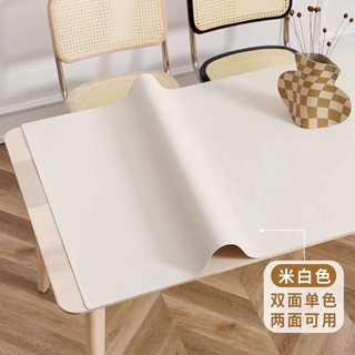 可客製尺寸『全店免運』💐皮革桌布北歐ins風防水防油純色桌墊餐桌布茶幾電視櫃長方形免洗 桌子蓋布 茶幾布 防水桌墊桌布